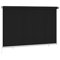 vidaXL Rullgardin utomhus 220x140 cm svart