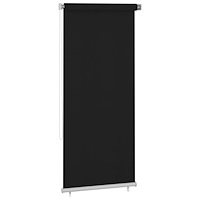 vidaXL Rullgardin utomhus 100 x 230 cm svart