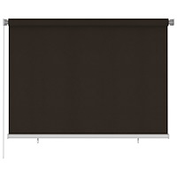 vidaXL Rullgardin utomhus 200x140 cm brun HDPE