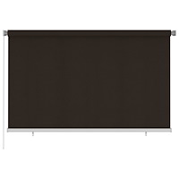 vidaXL Rullgardin utomhus 245 (B) x 140 (H) cm brun HDPE