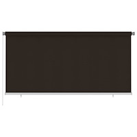 vidaXL Rullgardin utomhus 305 (B) x 140 (H) cm brun HDPE