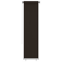 vidaXL Rullgardin utomhus 65 (B) x 230 (H) cm brun HDPE