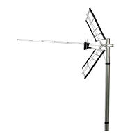 Televes Antenna Yagi 18 element K21-48 13dB Black