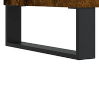 vidaXL Sängbord 2 st rökfärgad ek 40x35x50 cm konstruerat trä