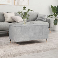 vidaXL Soffbord betonggrå 90x44,5x45 cm konstruerat trä