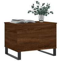 vidaXL Soffbord brun ek 60x44,5x45 cm konstruerat trä