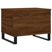 vidaXL Soffbord brun ek 60x44,5x45 cm konstruerat trä