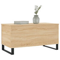 vidaXL Soffbord sonoma-ek 90x44,5x45 cm konstruerat trä