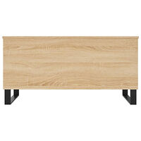 vidaXL Soffbord sonoma-ek 90x44,5x45 cm konstruerat trä