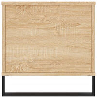 vidaXL Soffbord sonoma-ek 90x44,5x45 cm konstruerat trä