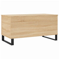 vidaXL Soffbord sonoma-ek 90x44,5x45 cm konstruerat trä