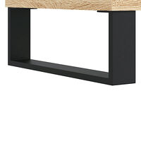 vidaXL Soffbord sonoma-ek 90x44,5x45 cm konstruerat trä