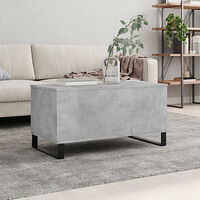 vidaXL Soffbord betonggrå 90x44,5x45 cm konstruerat trä