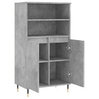 vidaXL Högskåp betonggrå 60x36x110 cm konstruerat trä