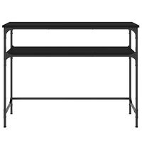vidaXL Konsolbord svart 100x35,5x75 cm konstruerat trä