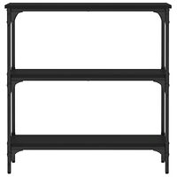vidaXL Konsolbord svart 75x22,5x75 cm konstruerat trä