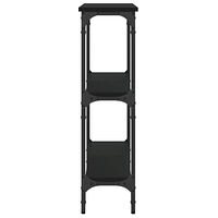 vidaXL Konsolbord svart 75x22,5x75 cm konstruerat trä