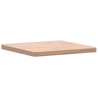 vidaXL Bordsskiva 40x40x2,5 cm fyrkantig massivt bokträ