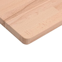 vidaXL Bordsskiva 40x40x2,5 cm fyrkantig massivt bokträ