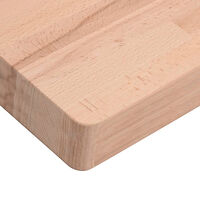 vidaXL Bordsskiva 90x90x4 cm fyrkantig massivt bokträ