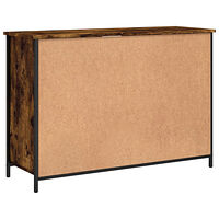 vidaXL Skänk rökfärgad ek 100x35x70 cm konstruerat trä