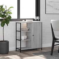 vidaXL Byrå grå sonoma 70x30x80 cm konstruerat trä