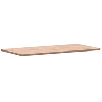 vidaXL Bänkskiva för badrum 100x50x1,5 cm massivt bokträ