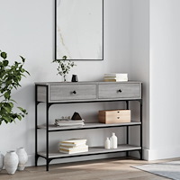 vidaXL Avlastningsbord grå sonoma 100x25x75 cm konstruerat trä