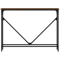 vidaXL Avlastningsbord brun ek 102x22,5x75 cm konstruerat trä