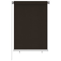 vidaXL Rullgardin utomhus 105 (B) x 140 (H) cm brun HDPE