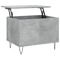 vidaXL Soffbord betonggrå 60x44,5x45 cm konstruerat trä