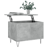 vidaXL Soffbord betonggrå 60x44,5x45 cm konstruerat trä