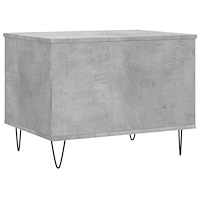 vidaXL Soffbord betonggrå 60x44,5x45 cm konstruerat trä