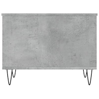 vidaXL Soffbord betonggrå 60x44,5x45 cm konstruerat trä