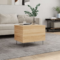 vidaXL Soffbord sonoma-ek 60x44,5x45 cm konstruerat trä