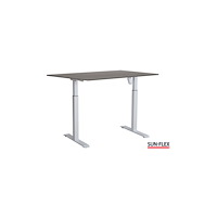 Sun-Flex Bord SUN-FLEX II höj/sänk 160x80 vit/grå