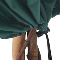 vidaXL Fiberdukar med dragsko 4 st 70 g/m² 0,8x0,8 m