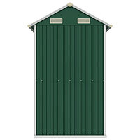 vidaXL Trädgårdsskjul grön 192x152,5x237 cm galvaniserat stål