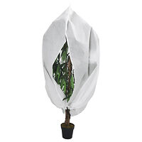 vidaXL Fiberduk med blixtlås 70 g/m² 3,93x3 m