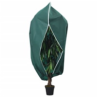 vidaXL Fiberduk med blixtlås 70 g/m² 3,14x2,5 m