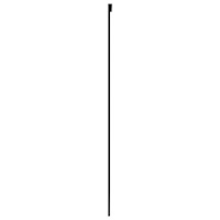 vidaXL Skjutdörr svart 102,5x205 cm härdat glas och aluminium