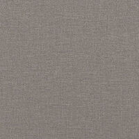 vidaXL Bänk med dynor taupe 113x64,5x75,5 cm tyg