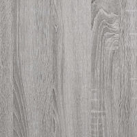 vidaXL Bokhylla grå sonoma 81x36x176 cm konstruerat trä