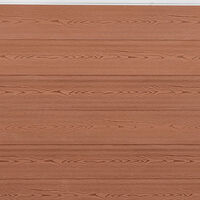 vidaXL Staketpanel brun 526x186 cm WPC