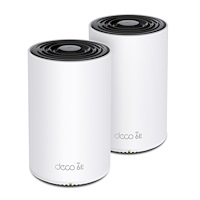 TP-LINK Technologies TP-Link Deco XE75 Pro (2-pack) Triband (2,4 GHz/5 GHz/6 GHz) Wi-Fi 6E (802.11ax) Vit 3 Intern