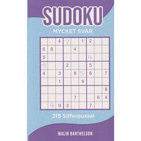 Barthelson Förlag Sudoku Mycket svår (pocket)