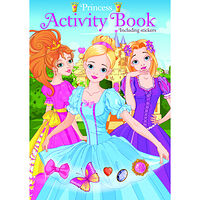 Karrusel Forlag Cargo Int Aps Princess Activity book inkl stickers (häftad, eng)