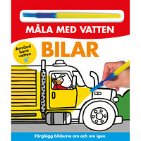 Karrusel Forlag Cargo Int Aps Måla med vatten. Bilar (bok, board book)