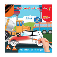 Karrusel Forlag Cargo Int Aps Måla med vatten. Bilar (bok, board book)