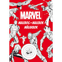 Karrusel Forlag Cargo Int Aps Marvel Delux Målarbok (bok, danskt band)